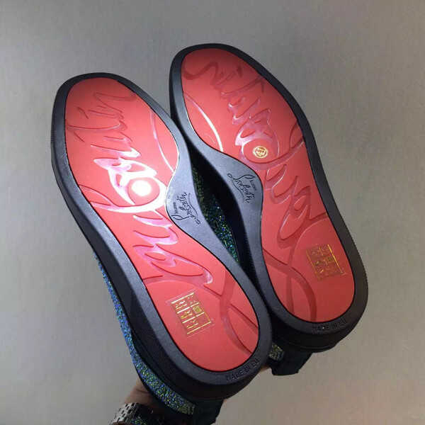 16新作 LOUBOUTIN ルブタンコピー LOUIS STRASS ルイス メンズスニーカ 3100592E019